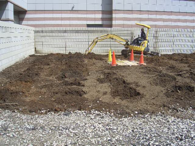 解体事例：名古屋市東区　井戸埋め立て1