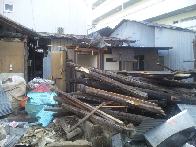 解体事例：名古屋市東区　解体工事3