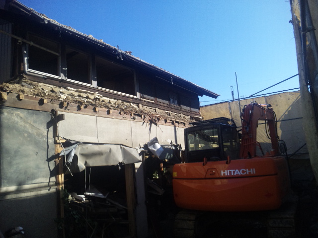 解体事例：北名古屋市　RC建物撤去工事6